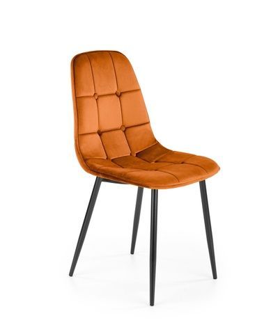 CentrMebel | Стул обеденный бархатный K-417 (корица) 1