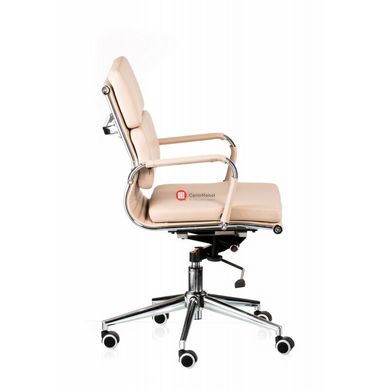 CentrMebel | Кресло офисное Special4You Solano 3 artleather beige (E4817) 4