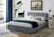CentrMebel | Кровать полуторная с подъемным механизмом MONTREAL VELVET 140х200 (серый) 1