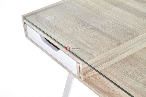 CentrMebel | Стол письменный B33 (прозрачный) 4