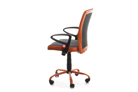 CentrMebel | Офисное кресло LENO, Grey-Orange (чорный / оранжевый) 6