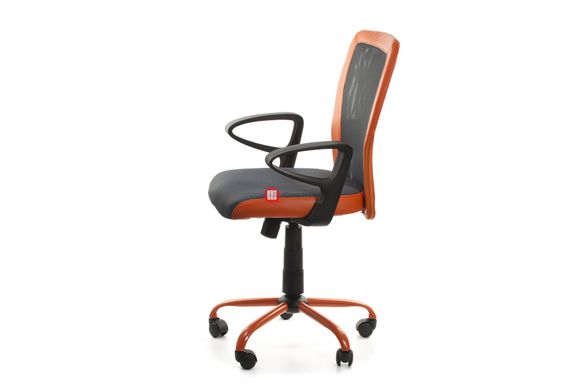 CentrMebel | Офисное кресло LENO, Grey-Orange (чорный / оранжевый) 5