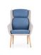 CentrMebel | Кресло PURIO (светло-серый/синий) 5