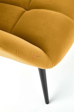CentrMebel | Кресло для отдыха TYRION (горчичный/черный) 4