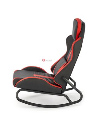 CentrMebel | Кресло-качалка GAMER (черный, красный) 3