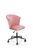 CentrMebel | Кресло офисное для персонала PASCO (розовый/черный) 1
