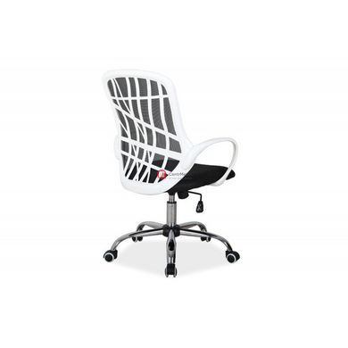 CentrMebel | Кресло офисное Dexter Бело/чёрный 2