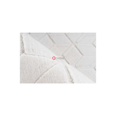 CentrMebel | Ковер Vivica 125 geo White/Cream 80х150 (белый; бежевый) 3