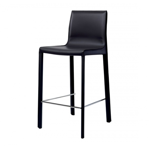 CentrMebel | Ashton Напівбарний стілець (чорний) 1