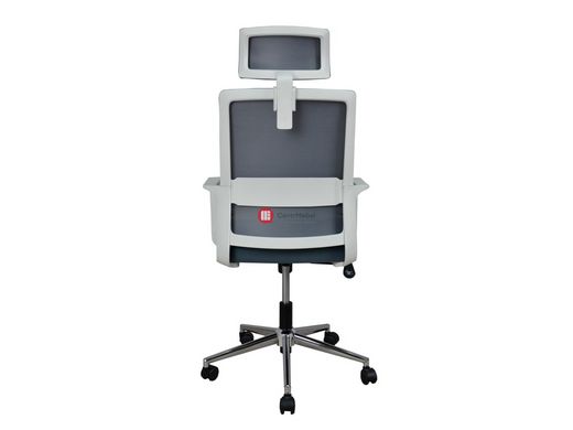 CentrMebel | Крісло офісне для персоналу WIND (сірий) 4