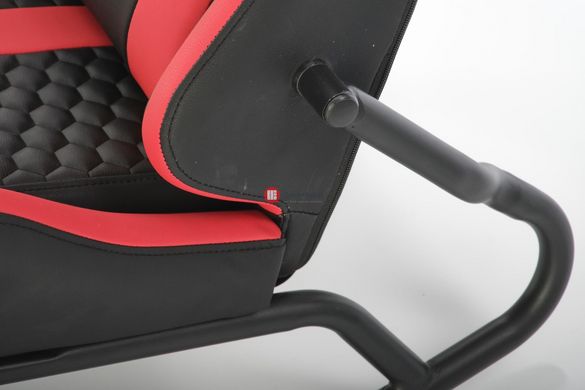 CentrMebel | Кресло-качалка GAMER (черный, красный) 11
