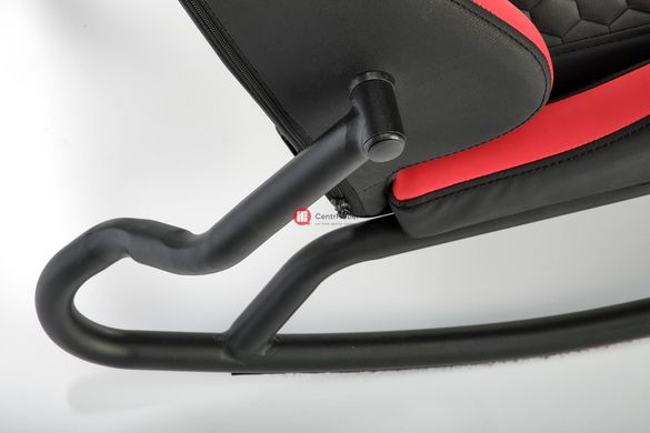 CentrMebel | Кресло-качалка GAMER (черный, красный) 9