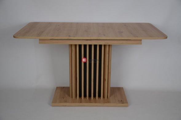 CentrMebel | Стол обеденный раскладной прямоугольный из ЛДСП CASSANDRA 140(180)х80 (дуб артизан) 1
