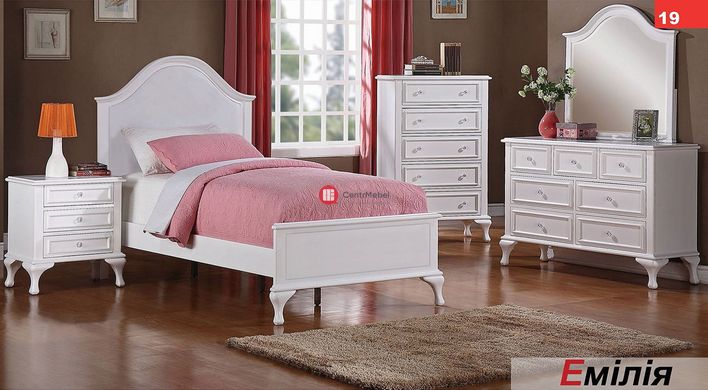 CentrMebel | Комплект мебели в спальню "Эмилия" (белый) 1