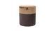 CentrMebel | Пуф Aram T125 Lightbrown / Darkbrown (коричневий) 3