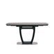 CentrMebel | Ravenna Dark Grey стіл розкладний 120-160 см (чорний) 8