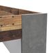 CentrMebel | Кровать CLIF 140 x 200 см Forte C546 старое дерево винтаж/бетон темно-серый 6