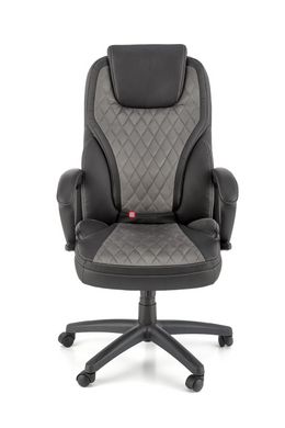 CentrMebel | Кресло офисное руководителя GANDALF (серый, черный) 5