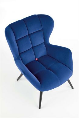 CentrMebel | Крісло для відпочинку TYRION (темно-синій/чорний) 5