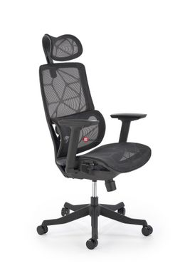 CentrMebel | Офисное кресло для персонала в сетке OSVALDO (черный) 1