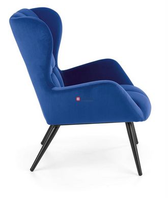 CentrMebel | Крісло для відпочинку TYRION (темно-синій/чорний) 2