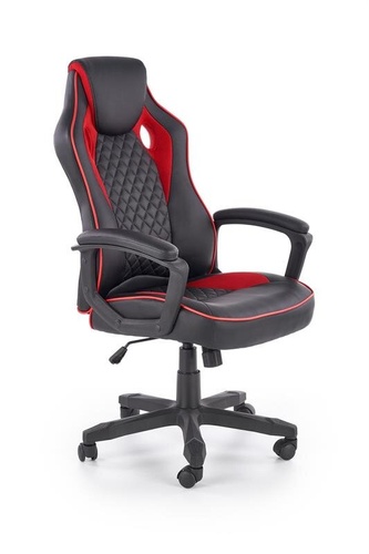 CentrMebel | Кресло геймерское BAFFIN (черный/красный) 1