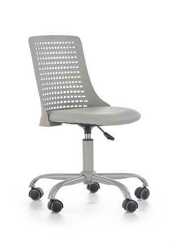 CentrMebel | Офісне крісло PURE (сірий) 1