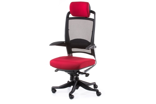 CentrMebel | Кресло офисное Fulkrum dееprеd fabric, black mеsh Teсhnostyle Красно-черный 1