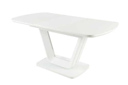 CentrMebel | Стіл обідній Alid white (1200/1600x800x760), білий 1