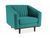 CentrMebel | Крісло ASPREY 1 VELVET (бірюза) BLUVEL 85 1
