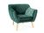CentrMebel | Кресло мягкое KARO 1 VELVET (зеленый) 1