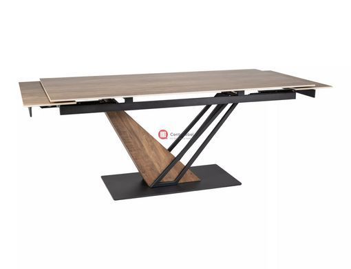 CentrMebel | Стіл обідній керамічний GENESIS LEGNO 160(220)х90 (дуб) 2