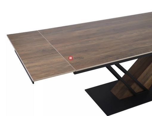 CentrMebel | Стіл обідній керамічний GENESIS LEGNO 160(220)х90 (дуб) 7