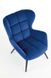 CentrMebel | Крісло для відпочинку TYRION (темно-синій/чорний) 5