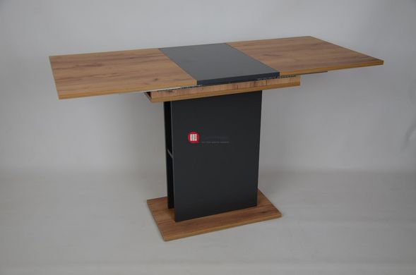 CentrMebel | Стол обеденный прямоугольный раскладной из ЛДСП STOUN 100(135)x60 (дуб крафт) 5