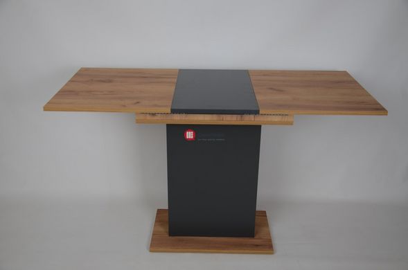 CentrMebel | Стол обеденный прямоугольный раскладной из ЛДСП STOUN 100(135)x60 (дуб крафт) 2