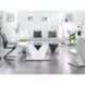 CentrMebel | Стіл обідній Alaras II 160x90 (220) Білий 2
