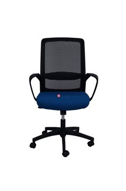 CentrMebel | Крісло офісне для персоналу IRON (синій) 2