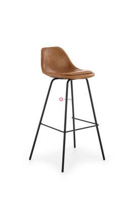 CentrMebel | Барный стул H-90 (светло-коричневый/черный) 1