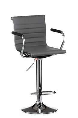 CentrMebel | Барний стілець Bar grey plate, Teсhnostyle, Сірий 7