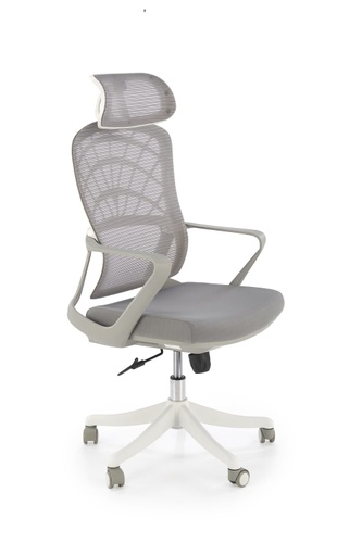 CentrMebel | Офісне крісло для персоналу в тканині VESUVIO 2 (сірий) 1