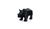 CentrMebel | Скульптура Rhinoceros K110 Black(черный) 1