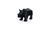 CentrMebel | Скульптура Rhinoceros K110 Black (чорний) 1