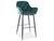 CentrMebel | Барний стілець CHERRY H-1 VELVET (зелений) BLUVEL 78 1