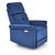 CentrMebel | Кресло реклайнер бархатное SEMIR (синий) 1