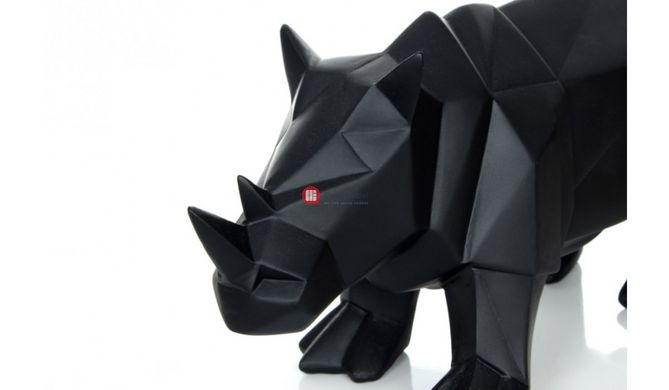 CentrMebel | Скульптура Rhinoceros K110 Black (чорний) 3