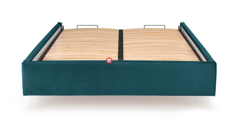 CentrMebel | Ліжко двоспальне з підйомним механізмом MODULO 160x200 (темно-зелений) 9
