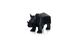 CentrMebel | Скульптура Rhinoceros K110 Black(черный) 3