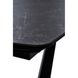 CentrMebel | Стіл обідній прямокутний розкладний керамічний Elvi Black Marble 120(180)х80 (чорний мармур) 7