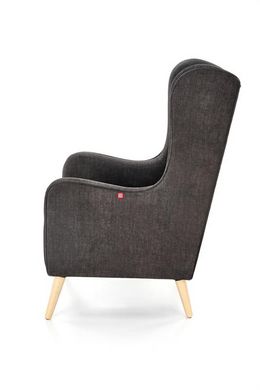 CentrMebel | Кресло для отдыха CHESTER 2 (антрацит/натуральный) 4
